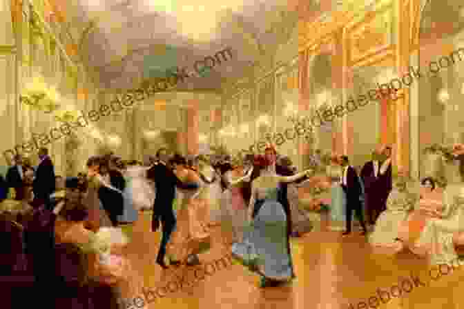 A Ballroom Scene With Elegant Figures Dancing In A Grand Hall Adorned With Chandeliers And Opulent Decor Pride And Prejudice: Illustrated Edition