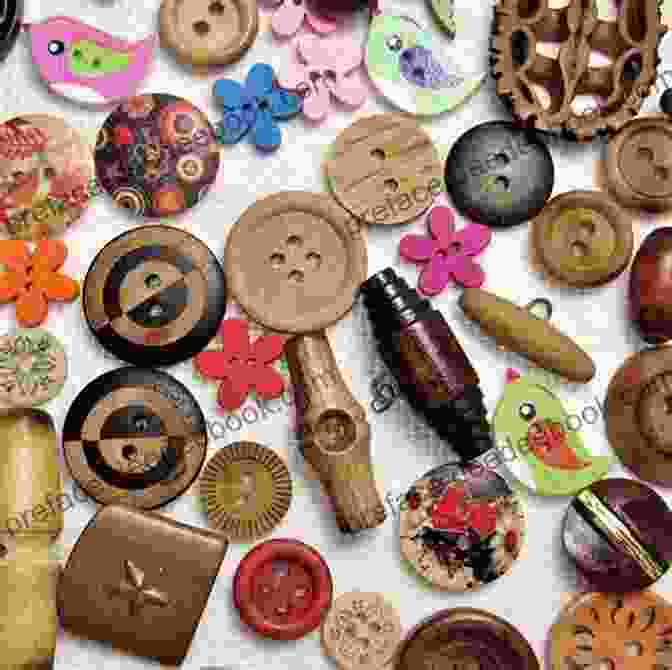 A Close Up Of A Wooden Button Box Filled With An Assortment Of Colorful And Patterned Buttons The Button Box Bridget Hodder