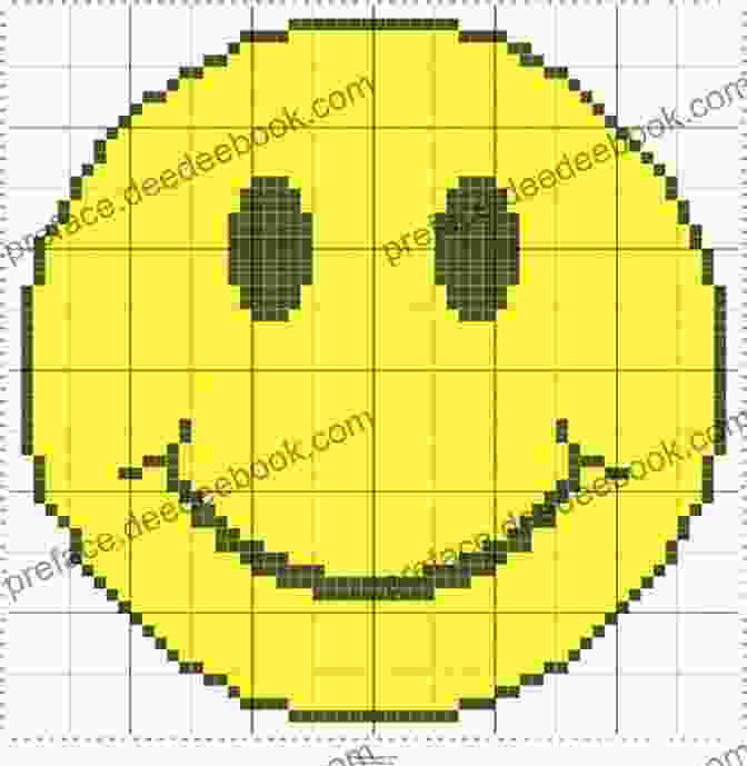 A Cross Stitch Pattern Of A Happy Face Happy Stitching CROSS STITCH Patterns: Embroidery Motifs