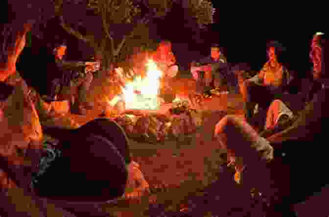 A Group Of Farmers Gathered Around A Campfire In Adventures Of Riverlea Farm Eight Adventures Of Riverlea Farm Eight: A Sweet Pony Kiss For Our Dear Little Miss
