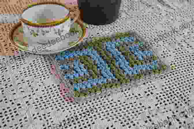 A Mosaic Crochet Washcloth In A Stunning Array Of Colors, Featuring A Geometric Pattern. Washcloth Crochet Projects Book: Amazing Ideas And Pattern To Crochet Washcloth