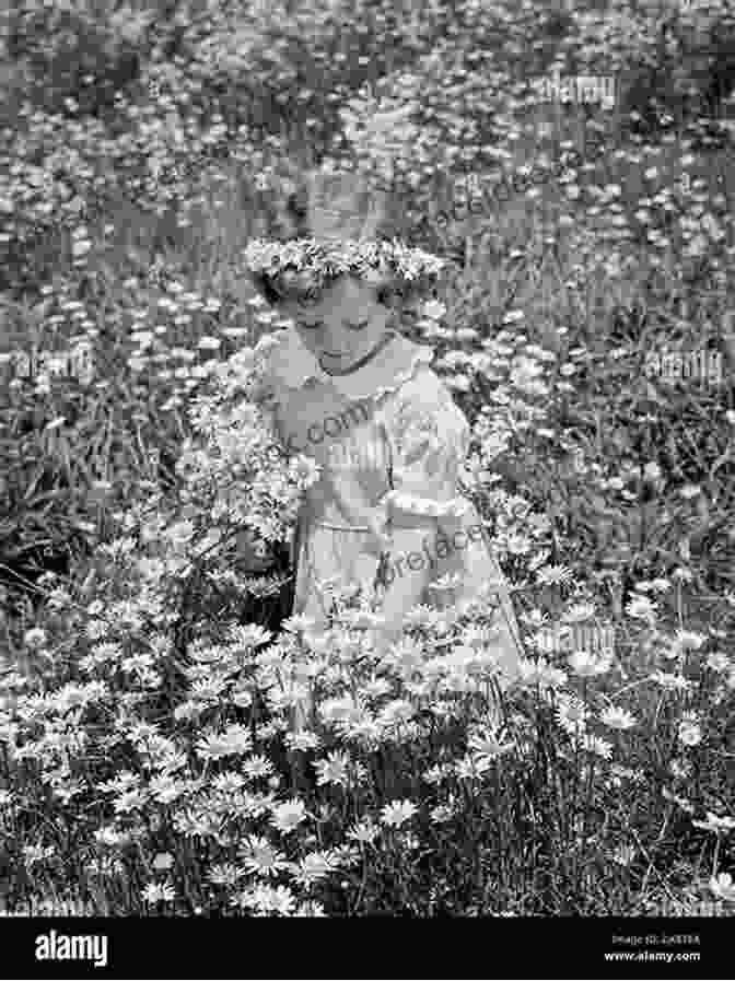 A Young Girl Wearing A Crown Of Lazy Daisies, Symbolizing Innocence And Joy Lazy Daisies Of Summer: 6 Lovely Creations With Plastic Canvas And Embroidery Floss
