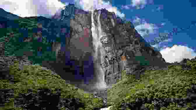 Chorrera De La Vieja, A Scenic Waterfall With A Long, Cascading Drop, In Canaima National Park, Venezuela My Favorite Places In Venezuela: Waterfalls