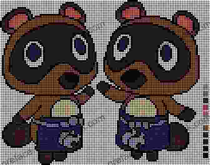 Cross Stitch Patterns Of Timmy And Tommy, Flick, And C.J. 9 Animal Crossing New Horizons Characters Cross Stitch Patterns
