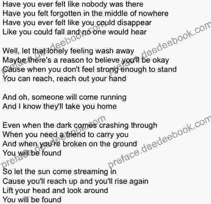 Dear Evan Hansen Lyrics You Will Be Found Those Ringlings: The Complete And Lyrics Of The Musical