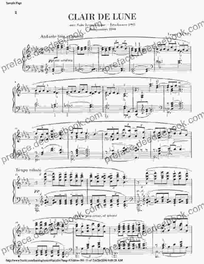 Debussy Clair De Lune Easy Piano Sheet Music Chopin Waltz In B Minor : Piano Sheet Music For Famous Classical Pieces Suitable For Kids Adults Students By Frederic Chopin For Beginners (Simple Scores Sheet Music)