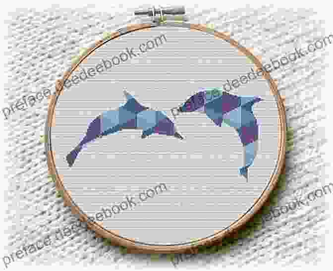 Dolphin In The Ocean Cross Stitch Pattern Little Stitches: 11 Cross Stitch Designs (Tiger Road Crafts)