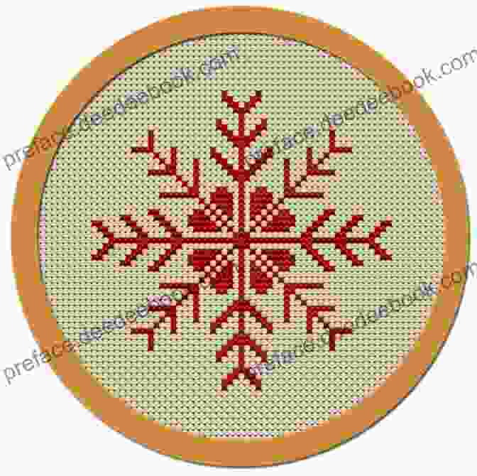 Festive Snowflake Cross Stitch Pattern Christmas Cross Stitch Patterns 24 Festive Designs: Embroidery Patterns