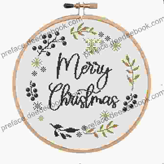 Heartwarming Merry Christmas Cross Stitch Pattern Christmas Cross Stitch Patterns 24 Festive Designs: Embroidery Patterns