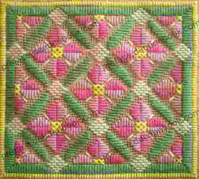 Image Of The Tent Stitch Used In Bargello Needlepoint Bargello Needlepoint Guideline For Beginners: Basic Technique And Things Related To Bargello Needlepoint