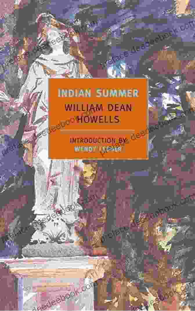 Indian Summer Novel Cover By William Dean Howells Indian Summer William Dean Howells