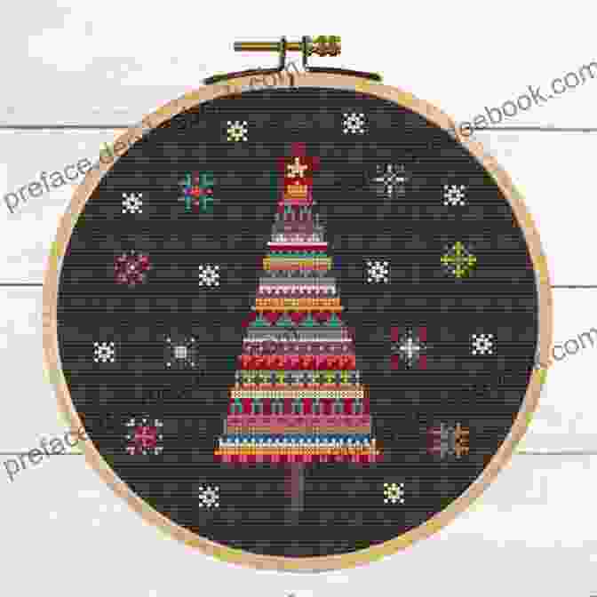 Intricate Christmas Tree Cross Stitch Pattern Christmas Cross Stitch Patterns 24 Festive Designs: Embroidery Patterns