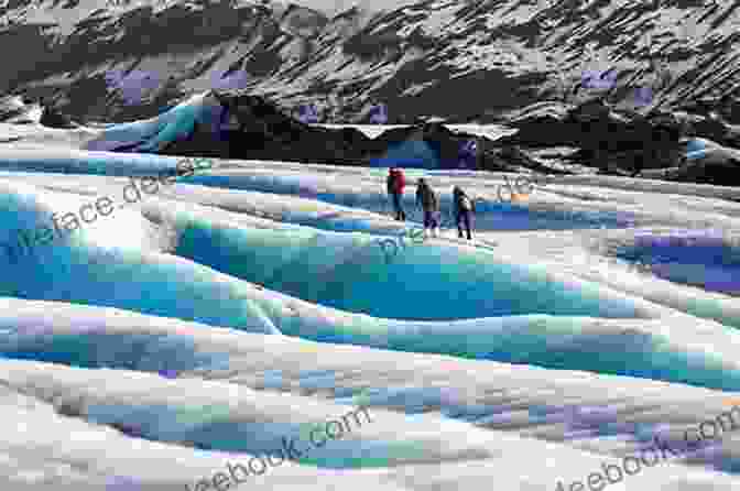 Kimiko Kitani Standing In Front Of A Glacier In Iceland Across Iceland (Interesting Ebooks) Kimiko Kitani