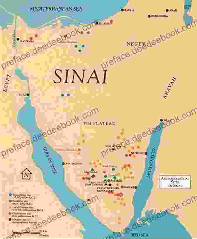 Map Of The Sinai Peninsula, With The Location Of The Palermo Stone Marked Cold As Marble (Light As A Feather 2)