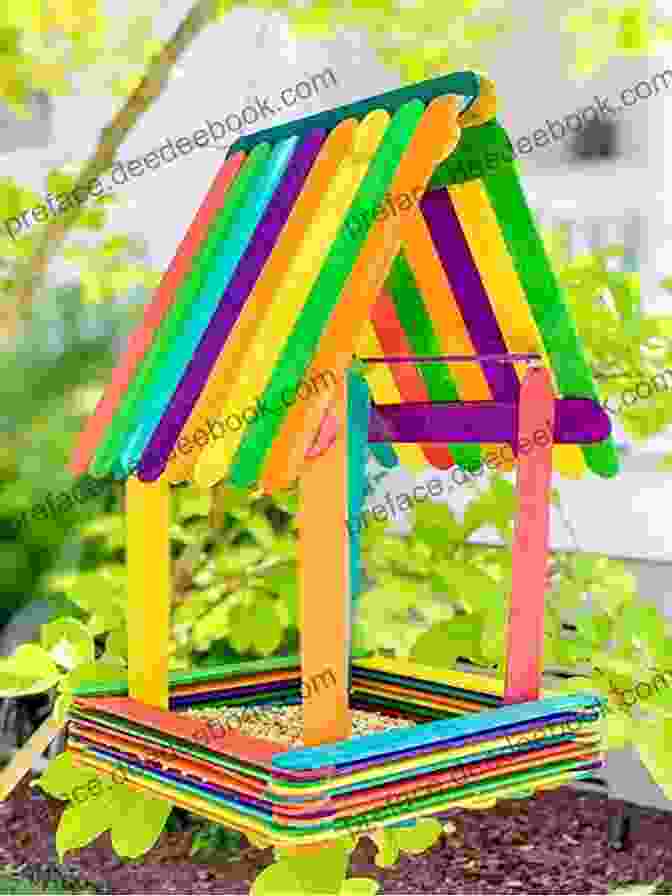 Popsicle Stick Bird Feeder Parachute Cord Craft: Quick Simple Instructions For 22 Cool Projects
