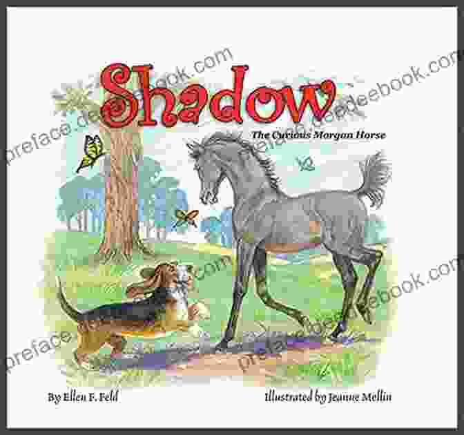 Shadow The Morgan Horse, Standing In A Field, Surrounded By Children, His Gentle Gaze Inspiring A Sense Of Wonder And Adventure Shadow: The Curious Morgan Horse