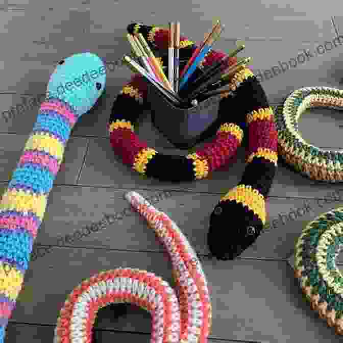 Snake Amigurumi Pattern By Tiger Road Crafts Snakes : 9 Crochet Patterns (Tiger Road Crafts)