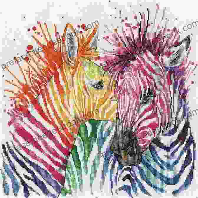 Zebra In The Wild Cross Stitch Pattern Little Stitches: 11 Cross Stitch Designs (Tiger Road Crafts)